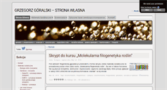 Desktop Screenshot of ggoralski.pl
