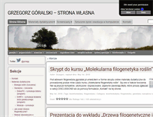 Tablet Screenshot of ggoralski.pl